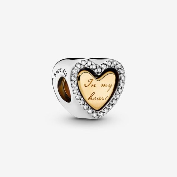 Pandora Jewelry - Pandora In My Heart Split Heart Charm Pandora Jewelry - Pandora In My Heart Split Heart Charm